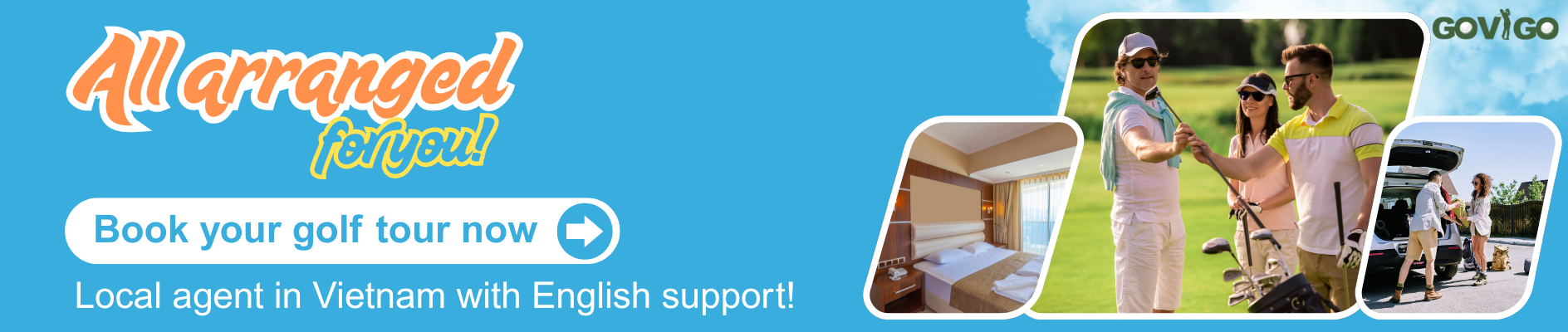 ゴルフツアーの申し込み（タイ）
